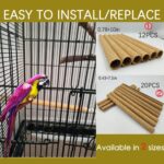 Natural Sanded Bird Perches - Hình 6