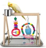 Wooden Bird Play Stand