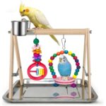Wooden Bird Play Stand