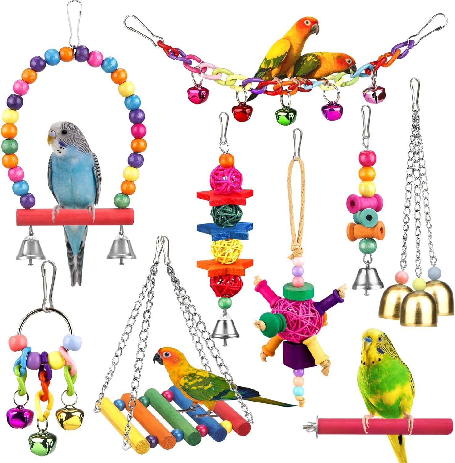 Colorful Parrot Playground Set